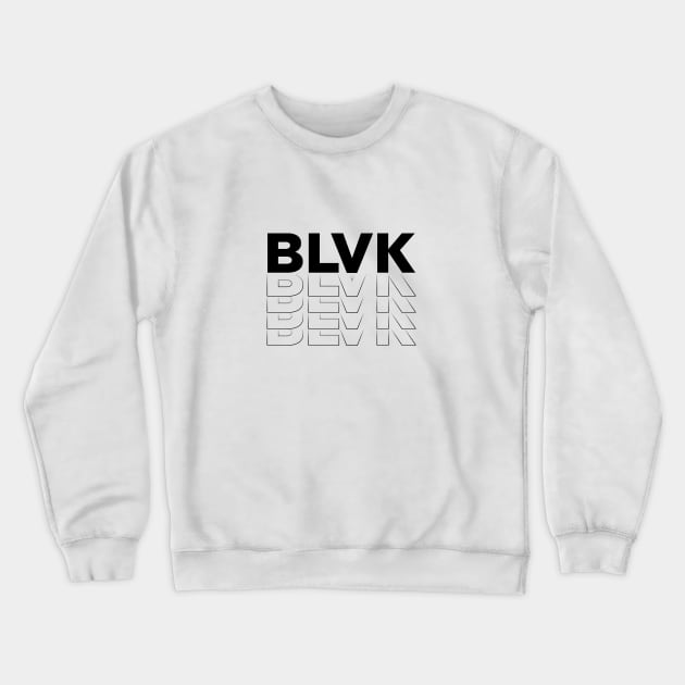 BLVK Crewneck Sweatshirt by blvkwardrobe